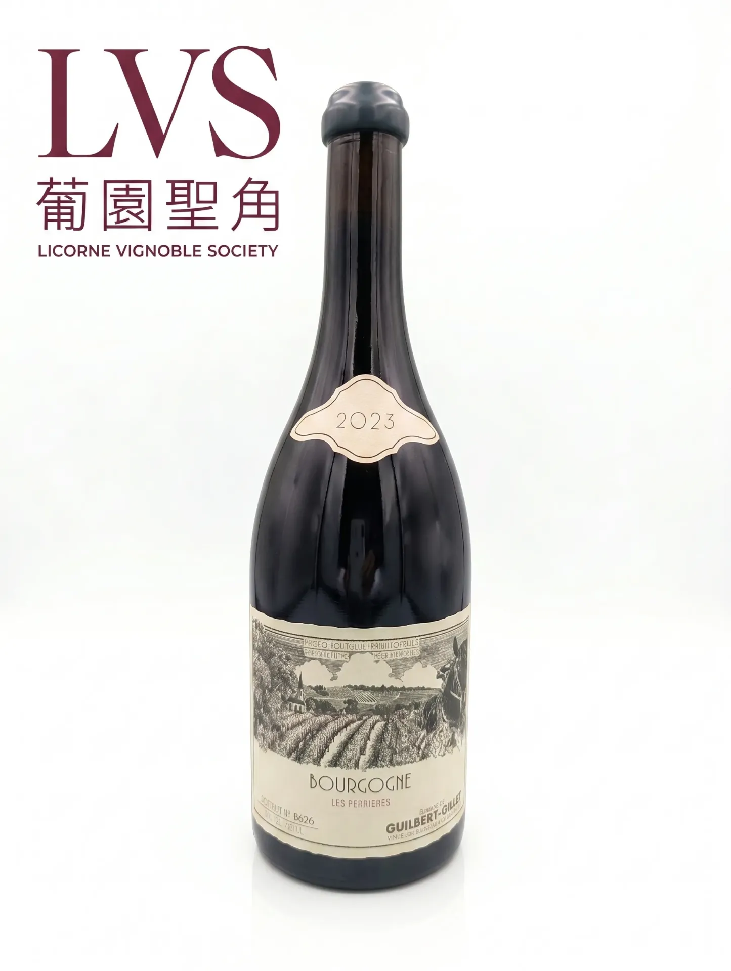 [10061223001] 2023 Guilbert Guilet Bourgogne "Les Perrieres" ROUGE